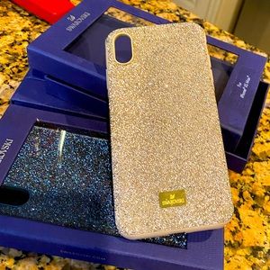 iPhone 10 XS Max Swarovski Gold Case